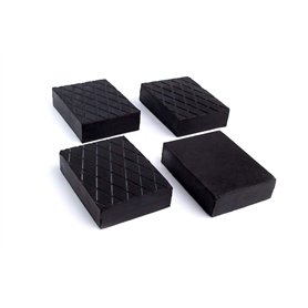 Kora Lot de 4 Blocs de Caoutchouc pour Rampe hydraulique et cric - 12 x 8 x 4 cm Kora Lot de 4 Blocs de Caoutchouc pour Rampe hydraulique et cric - 12 x 8 x 4 cm