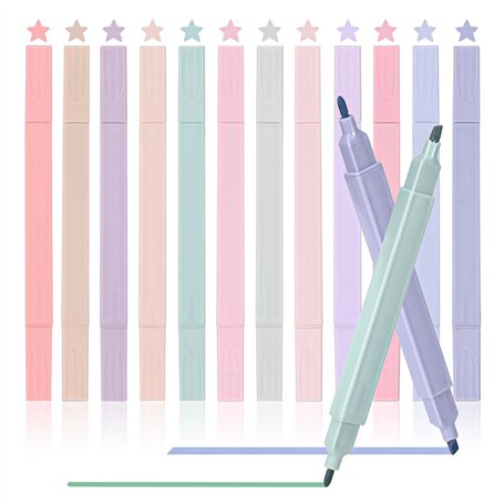 Stylos surligneurs de 12 paquets