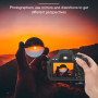 Boule en cristal K9 - 80 mm - Avec support - Boule en verre transparent - Pour photographie - Accessoire de photographie - Boule