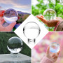 Boule en verre pour photographie, avec support : Nizirioo - Boule en verre K9 - 80 mm - Boule de cristal - Boule de divination a