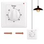 Compte à rebours Interrupteur : AC 220 V Minuterie 60 minutes Interrupteur d'éclairage avec minuterie IP65 Protection contre l'e