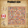 Punaises Drapeau National 291 Pièces - Épingles Décoratives Pays Carte Avec Plaques de Liège - Métal Pins Créatifs Pour Tableau