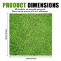 GBKDQQ Lot de 12 tapis de gazon artificiel - 15 x 15 cm - Décoration de jardin miniature - Mousse artificielle pour bricolage -