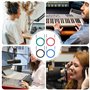 GBKDQQ Lot de 4 câbles XLR 3 m de qualité supérieure - Câble de microphone symétrique DMX - Câble de connexion 3 broches mâle ve