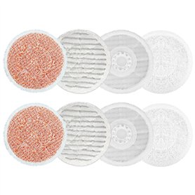 Lot de 8 tampons de nettoyage tout-en-un S6002UK S7201UK S7000 pour balai à vapeur Shark Steam et Scrub