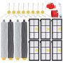 Artraise Kit de brosses de rechange pour iRobot Series 800 900 860 866 870 871 880 886 960 966 980 Kit de remplacement d'aspirat