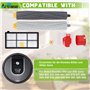 Artraise Kit de brosses de rechange pour iRobot Series 800 900 860 866 870 871 880 886 960 966 980 Kit de remplacement d'aspirat