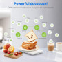 MidingChai Balance de Cuisine Électronique Intelligente,Compatible App de Calcul de Calories, 10KG Pese Alimentaire Nutritionnel