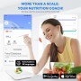 MidingChai Balance de Cuisine Électronique Intelligente,Compatible App de Calcul de Calories, 10KG Pese Alimentaire Nutritionnel