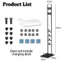 Queta Support Aspirateurs pour Dyson V6 V7 V8 V10 V11 DC30 DC31 DC34 DC35 DC58 DC59 DC62 DC74 Porte-Aspirateur Dyson en Métal, S