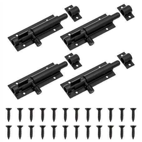 Riisoyu 4 Pièces Verrou Targette Porte