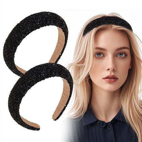 Ylinwtech 2 Pièces Serre-Tête Avec Strass