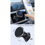 JXBCGAL Support Téléphone Voiture, Ventilateur de Voiture de Téléphone Magnétique, Support de Smartphone de Voiture Rotatif à 36