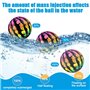 mizikuu Boule d'eau Gonflable de Pastèque, Ballon Gonflable Pastèque Ballon de Plage Jouet de Piscine sous-Marine pour Jeu sous-
