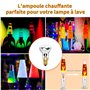 Bonlux 25W E14 ampoule de lampe à Lave R39 réflecteur ampoule lampe à lave 25W E14 R39 ampoule de lampe à lave (4pcs)