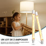 Bonlux 300W 118mm R7s Ampoule Halogène Dimmable r7s linéaire Blanc Chaud 2800K 5900lm projecteur crayon AC220-240V pour l’éclair