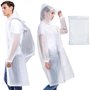EOPUOZS 2pcs Poncho de Pluie pour Femmes et Hommes - Imperméable Réutilisable et Étanche