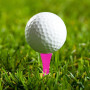 AMANDELIZABE Lot de 110 tees de golf roses en plastique 57 mm (2-1/4")
