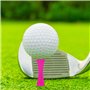 AMANDELIZABE Lot de 110 tees de golf roses en plastique 57 mm (2-1/4")