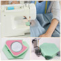 Druuzyl Lot de 3 Guides de Couture Magnétiques avec Découd-Vite, Accessoires pour Machine à Coudre, Outil Multifonction pour Pos