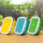 Druuzyl 3 Boîtes Bento Pliables en Silicone (1200ml) - Lunch Box Rétractable avec Couvercle - Empilable & Gain de Place - Pour R