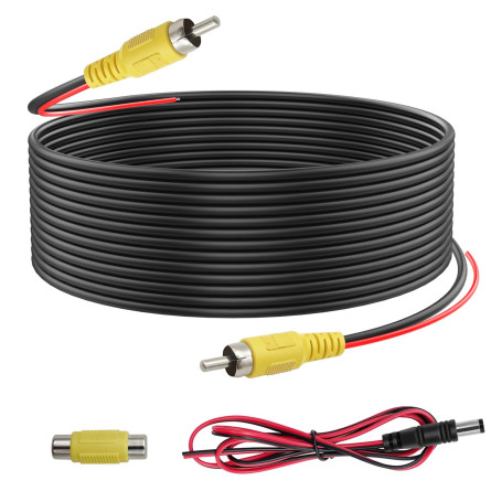 Giantdeer 10m Kit de Câble D'Extension Vidéo RCA