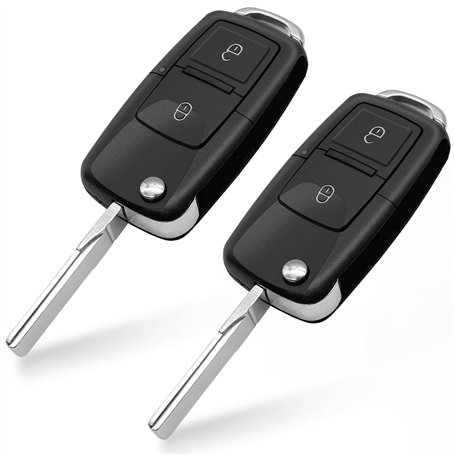 Giantdeer 2pcs 2 Boutons VW Boîtier de Clé