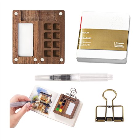 YZROHYI Mini Kit Aquarelle Voyage