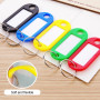 YZROHYI 150 Pièces Porte Clef Etiquette Plastique,Porte Clé Inscriptible Avec Passants,Porte Clef de Couleur,Porte Clé Identific