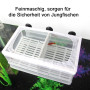 SENZEAL Poissons d'aquarium Filet de Sélection Isolation de Poissons Éleveur Couveuse Incubateur Maille pour Fish Tank Bébé Pois