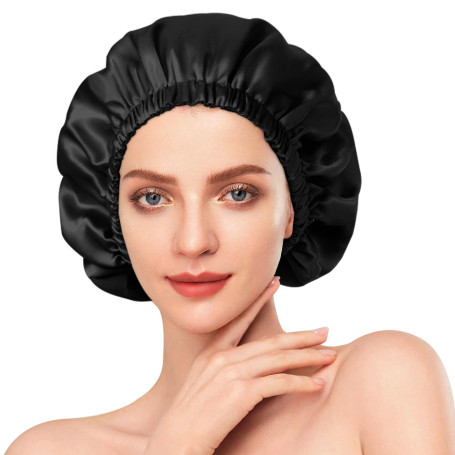 Ixydor Bonnet de Nuit en Soie 22 Momme pour Femmes
