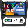 Autoradio Android 13 Carplay 4+64G pour Mercedes Benz CLK/GLK W209 W203 2005-2009