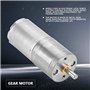 Moteur à engrenages 25GA370 de diamètre extérieur de 25MM tout en métal (12V 60RPM)