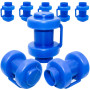 Embouts de Trampoline Lot de 8 Protection pour Barres de Filet de Trampoline Ø 25 mm