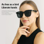 Lunettes de Soleil Bluetooth avec Audio, 8 Heures d'Autonomie, Assistant Vocal, Son Surround 360°, Contrôle Musical, Compatible