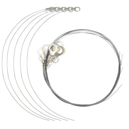 AOFOX Lot de 10 coupe-savon - Fils de rechange réglables en acier inoxydable - Pour machine à découper à savon faite à la main