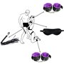 WreGmgg Ensemble de 10 pièces Violet Manchette réglable Ensemble de Sport Plumes bâton d'entraînement Whip, Divers Accessoires -