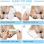 Lot de 20 paires de chaussettes jetables imperméables pour chien pour pattes blessées pour arrêter de lécher, protections de pat