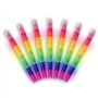 NLR [6 Couleurs ×7] Surligneur de Couleur Arc-en-ciel Empilable pour Enfants