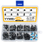 180Pcs Tactile Bouton-Poussoir Bouton Poussoir Tactiles Kit D'assortiment D'interrupteurs