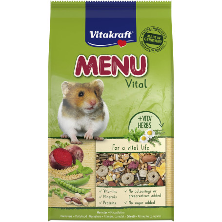 Vitakraft Menu - Alimentation complète pour Hamster 1kg