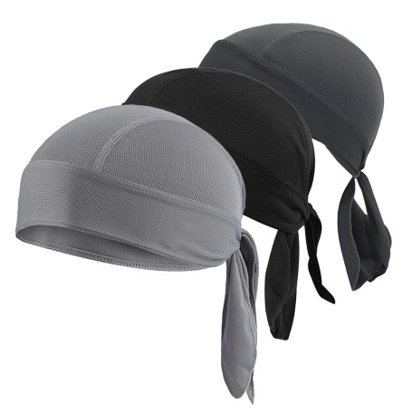 Bandana de Cyclisme Sport Séchage Rapide Cyclisme Vélo Echarp Absorbe Transpiration Réglable Bonnet Foulard Anti-UV Vélo Echarpe