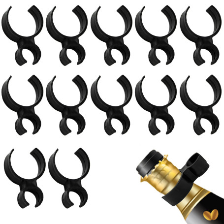 LAMXD Lot de 12 pinces à bougie pour bouteille de champagne