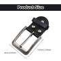 Boucles de Ceinture Métallique 40mm Boucle De Ceinture Classique à Dents Simples Carrées Boucle de Ceint