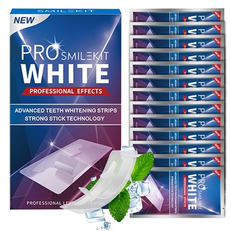 14 Paires Bandes de blanchiment des dents