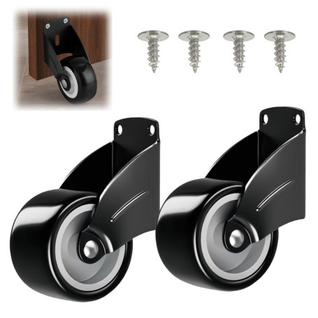 LUMOOM Lot de 2 roulettes de portail