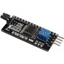 HALJIA 5 pcs LCD 1602 Adaptateur de Carte Module IIC I2 C TWI SPI Interface Série DC 5 V Compatible avec Arduino 1602 écran LCD