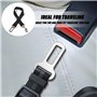 TRKETK 2 Pièces Ceinture Chien Voiture, Harnais Chien Universel Laisse pour Voiture avec Absorption de Chocs Clip de Harnais pou