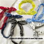 TRKETK 6 Pièces Bandeaux Bandana pour Femmes et Filles, Accessoires de Cheveux Extensibles Bandeaux à Imprimé Rétro Boho Bow Ban