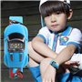 TONSHEN Enfants Montre Garçon Cartoon LED Électronique Digitale Plastique Caisse ER Caoutchouc Ruban Montres Bracelet (Bleu Clai